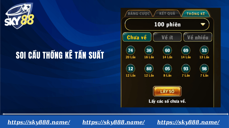Soi cầu thống kê tần suất